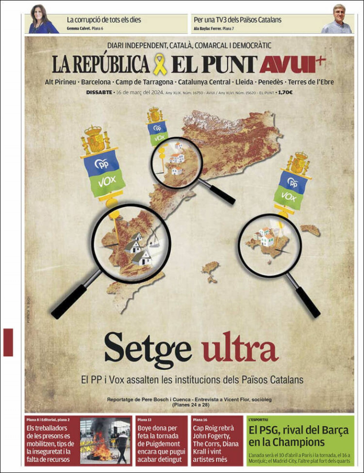 16/03/24 - El Punt Avui 16/03/24 - El Punt Avui