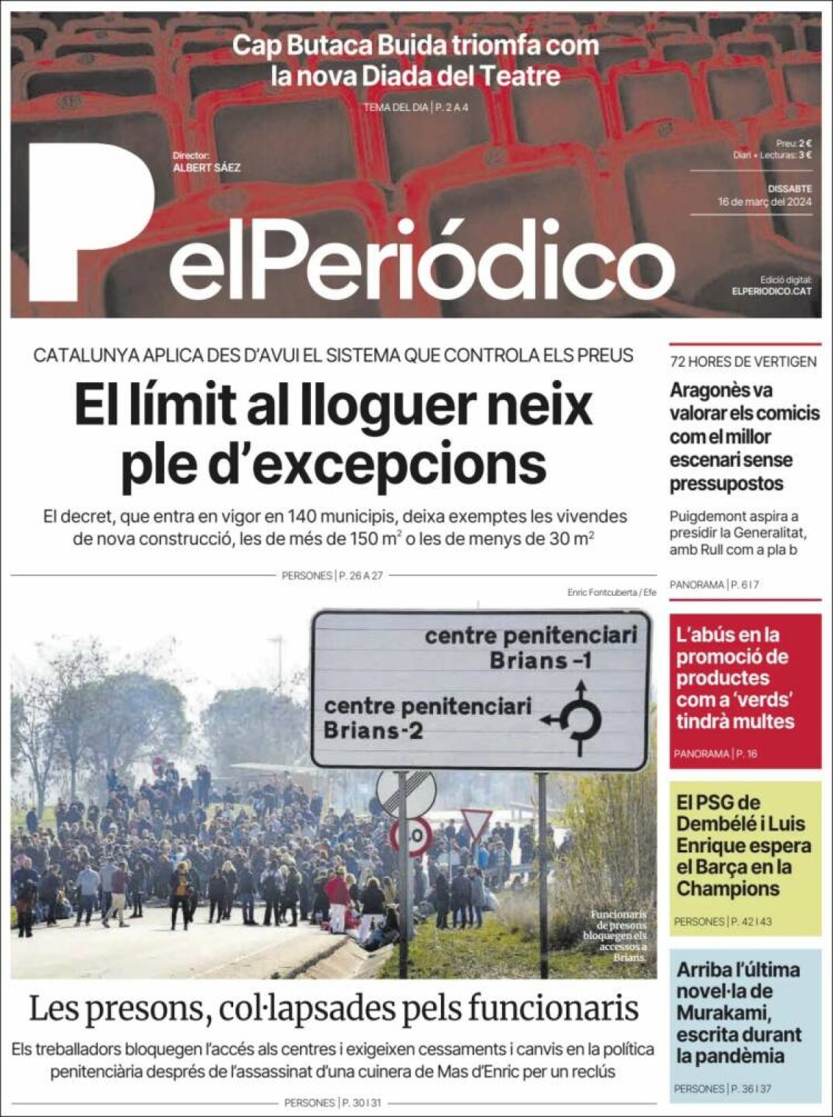 16/03/24 - El Periódico 16/03/24 - El Periódico