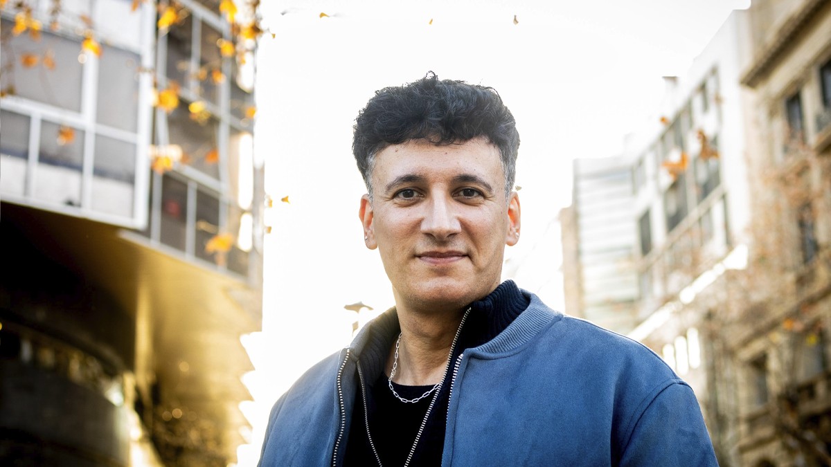 Mag Lari durant l'entrevista amb Nació - Hugo Fernández Mag Lari durant l'entrevista amb Nació - Hugo Fernández
