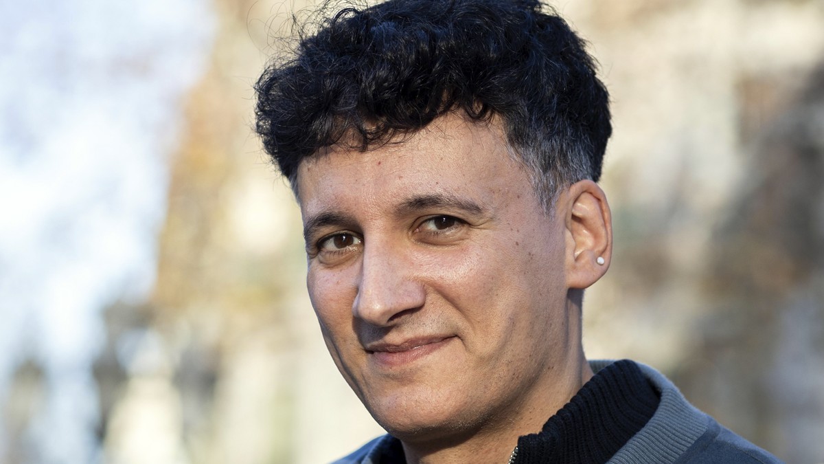 Mag Lari durant l'entrevista amb Nació - Hugo Fernández Mag Lari durant l'entrevista amb Nació - Hugo Fernández