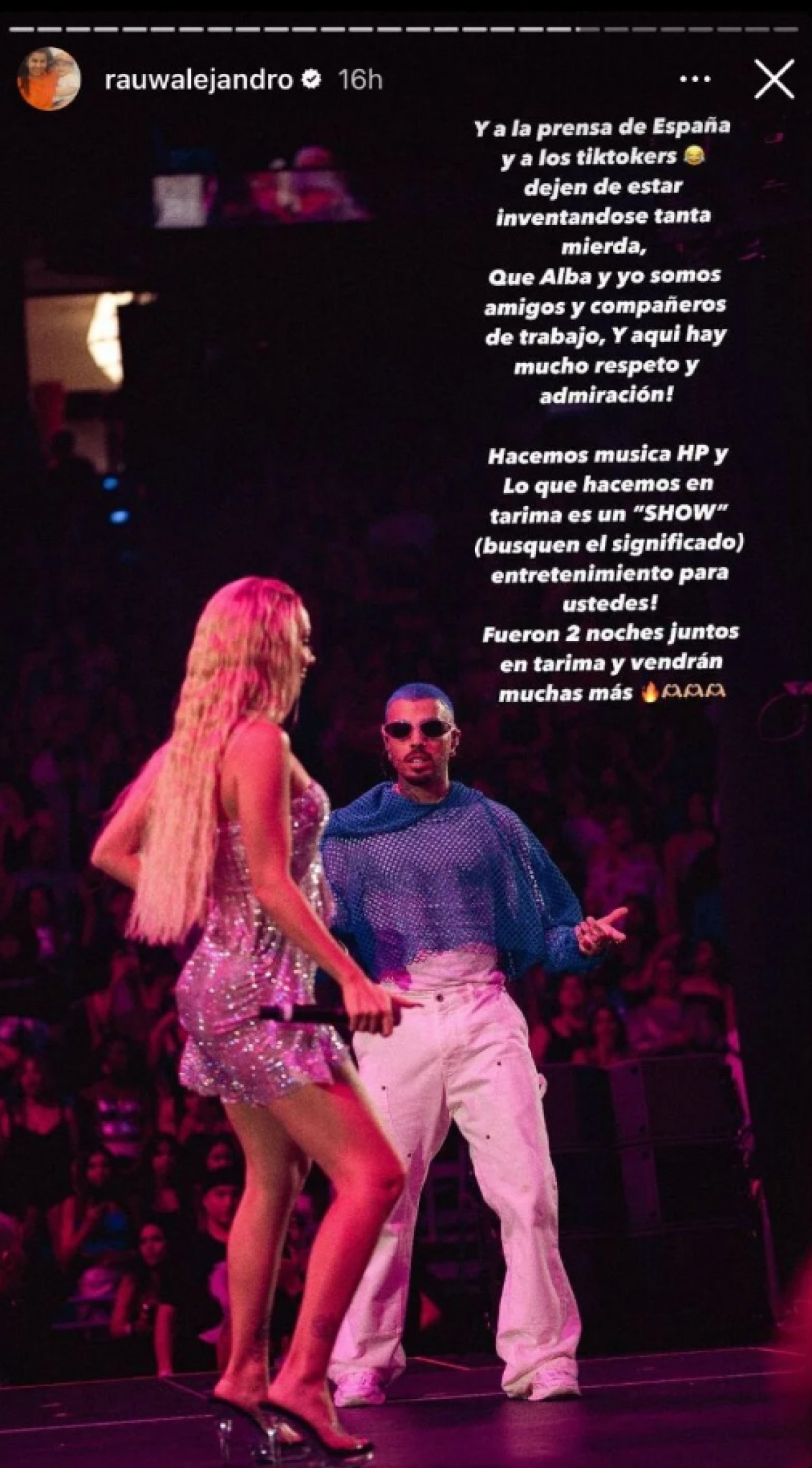 Comunicats creuats de Bad Gyal i Rauw Alejandro després de la polèmica del «perreo» - @rauwalejandro Comunicats creuats de Bad Gyal i Rauw Alejandro després de la polèmica del «perreo» - @rauwalejandro