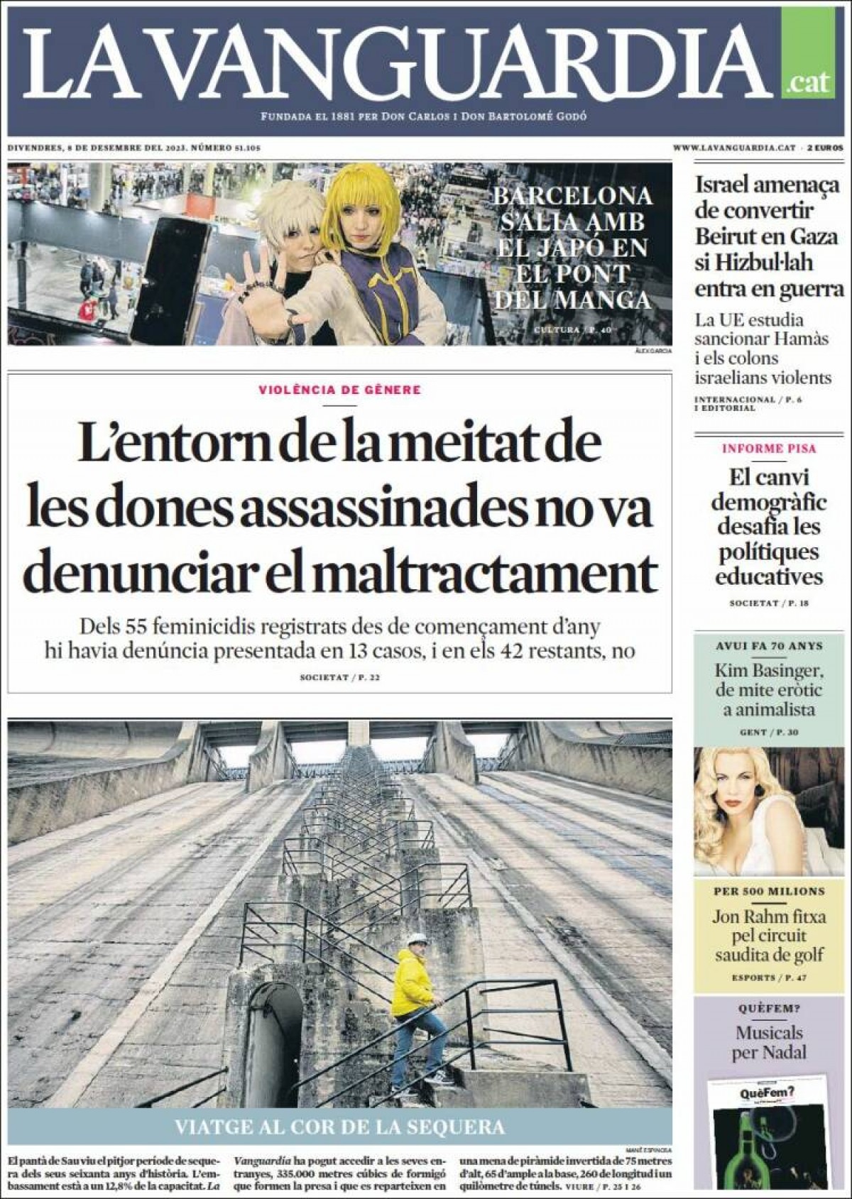 08/12/23 - La Vanguardia 08/12/23 - La Vanguardia