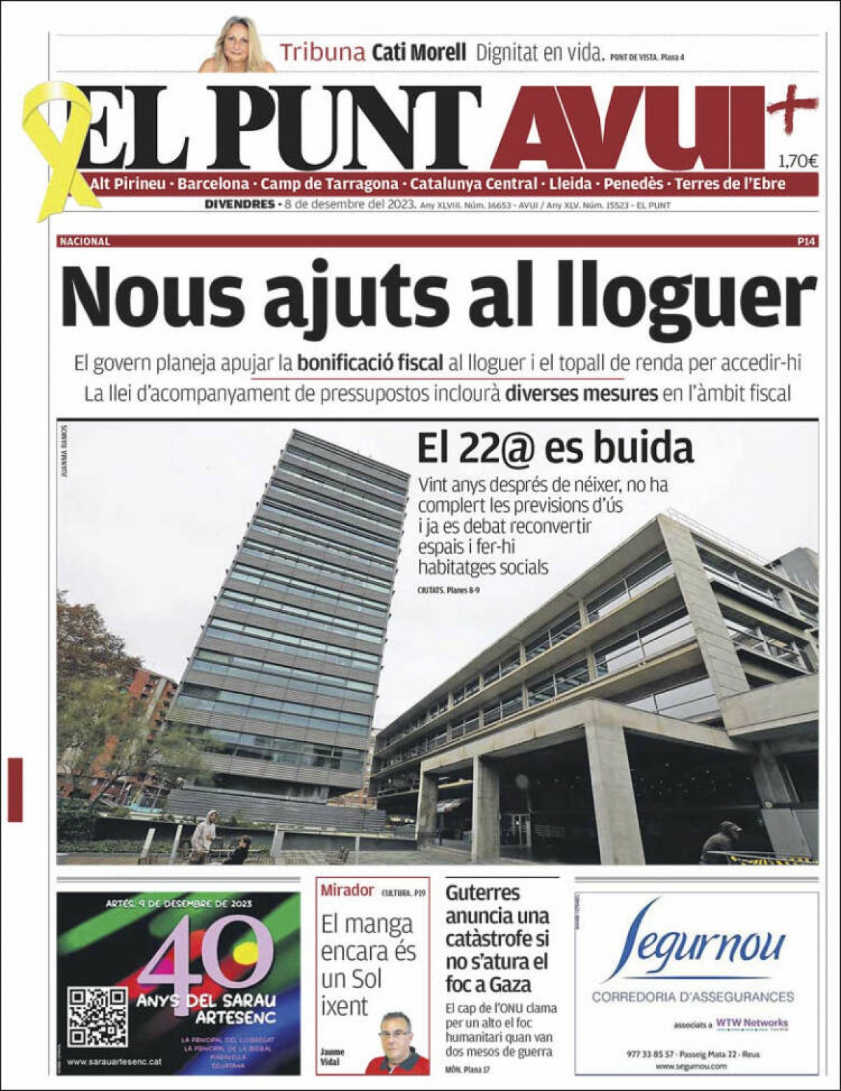 08/12/23 - El Punt Avui 08/12/23 - El Punt Avui