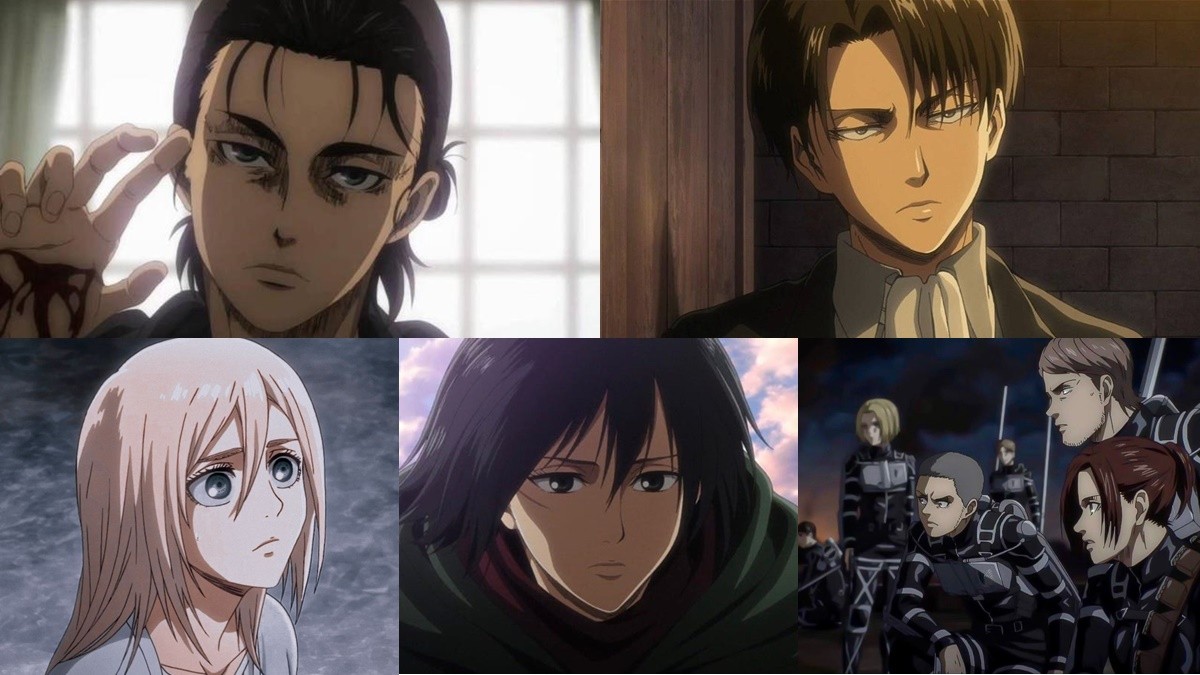 Set dels principals protagonistes de tota la saga - Wit Studio | MAPPA Set dels principals protagonistes de tota la saga - Wit Studio | MAPPA