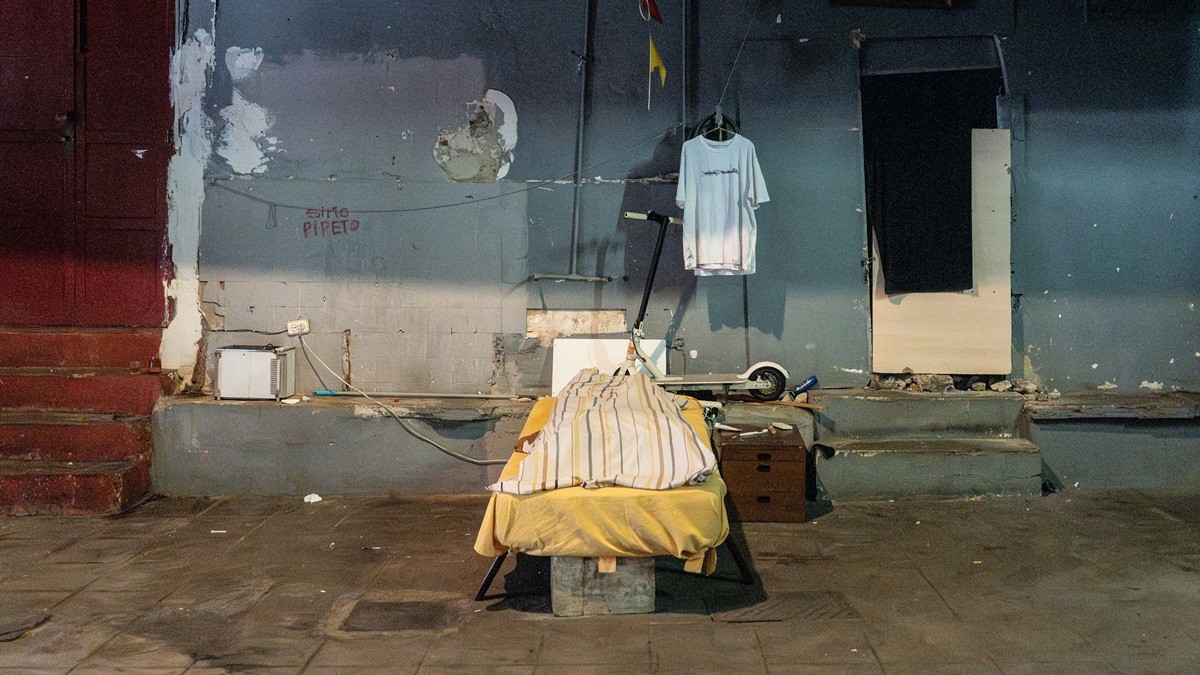 Un dels llits de la Tancada Migrant - Ricard Novella Un dels llits de la Tancada Migrant - Ricard Novella