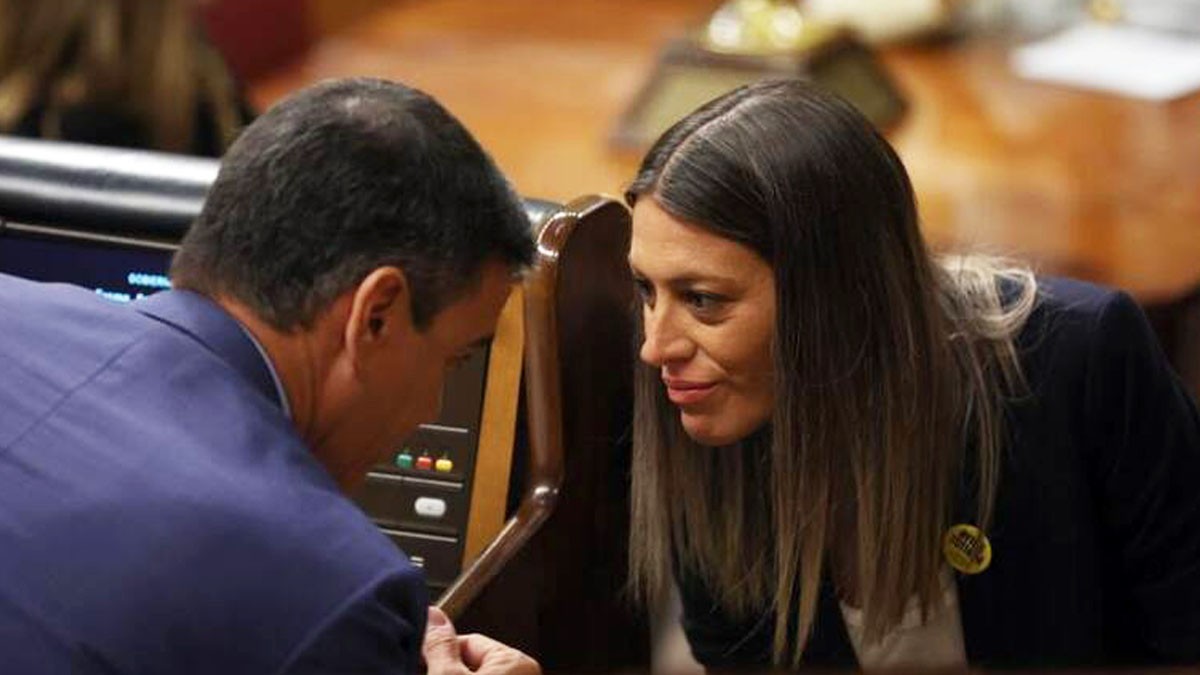 Pedro Sánchez i Míriam Nogueras al Congrés - Eduardo Parra / Europa Press Pedro Sánchez i Míriam Nogueras al Congrés - Eduardo Parra / Europa Press