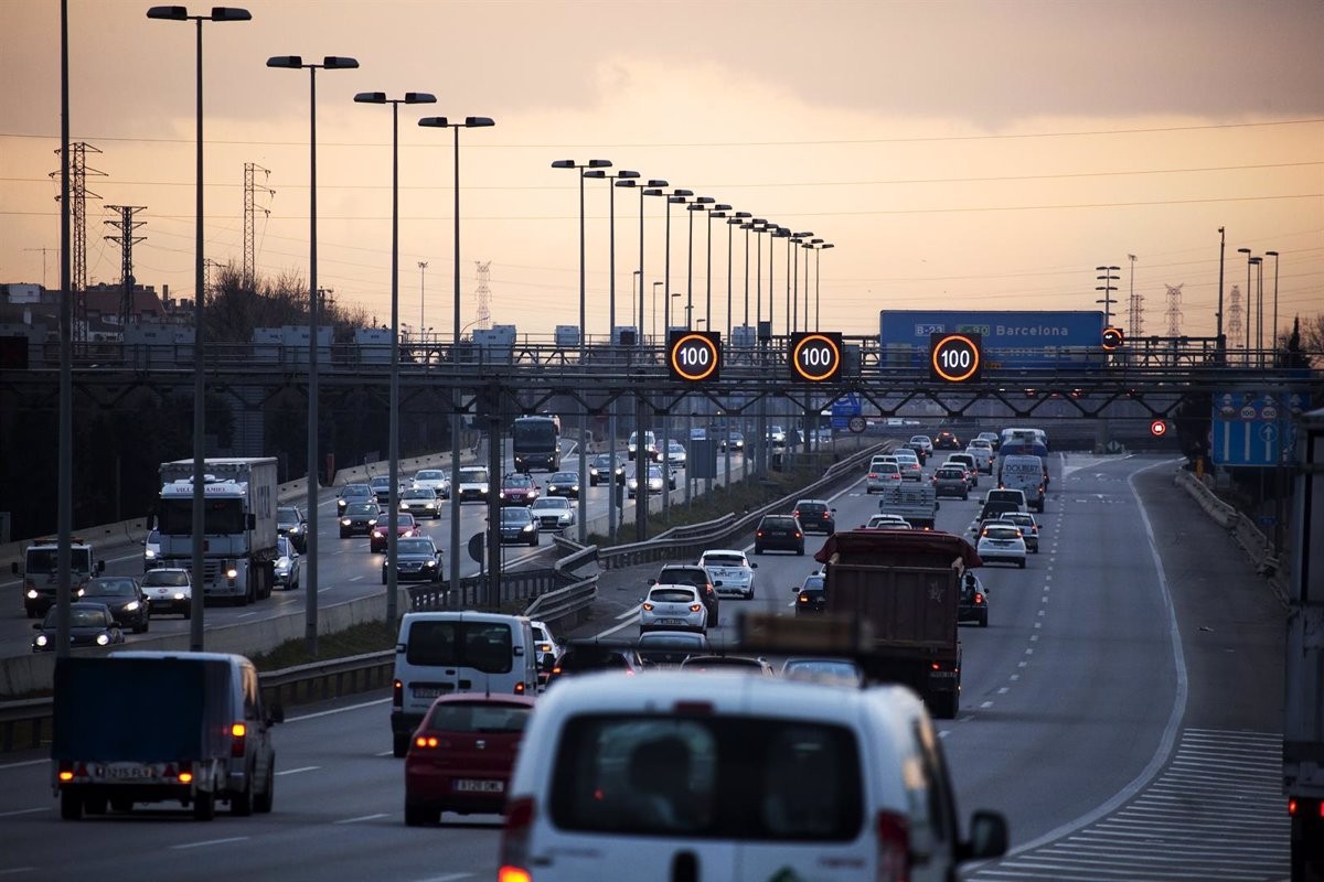 Una de les carreteres de sortida de Barcelona - Europa Press Una de les carreteres de sortida de Barcelona - Europa Press