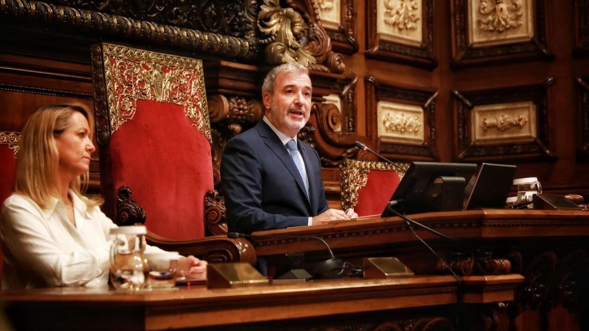 Jaume Collboni, nou alcalde de Barcelona, al ple municipal - Hugo Fernández Jaume Collboni, nou alcalde de Barcelona, al ple municipal - Hugo Fernández