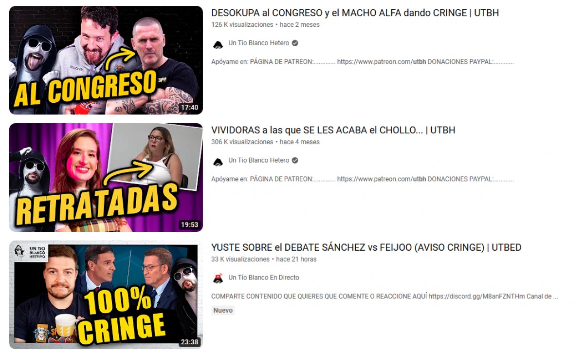 Tres dels vídeos d'UTBH - YouTube Tres dels vídeos d'UTBH - YouTube