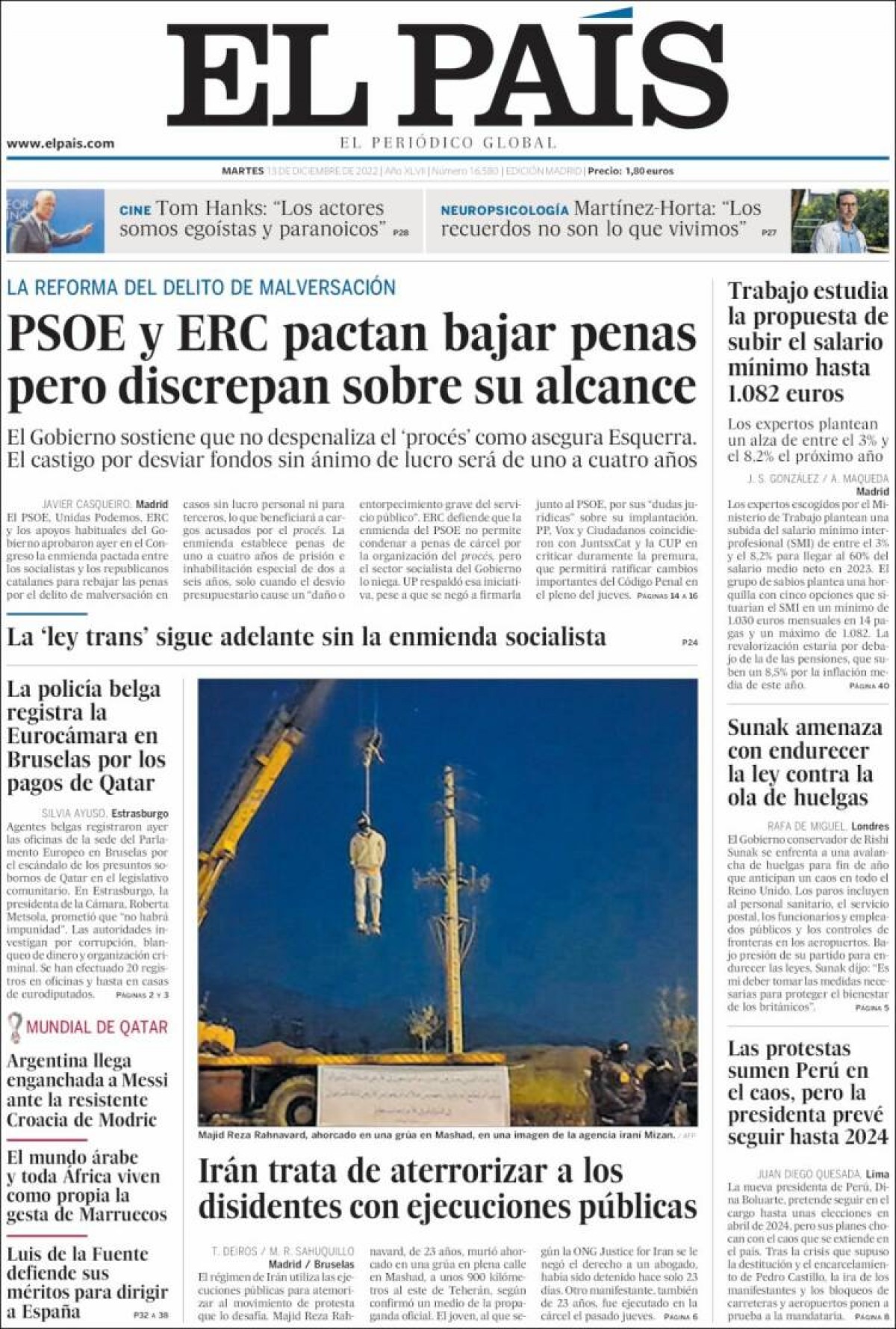 13/12/22 - El País 13/12/22 - El País