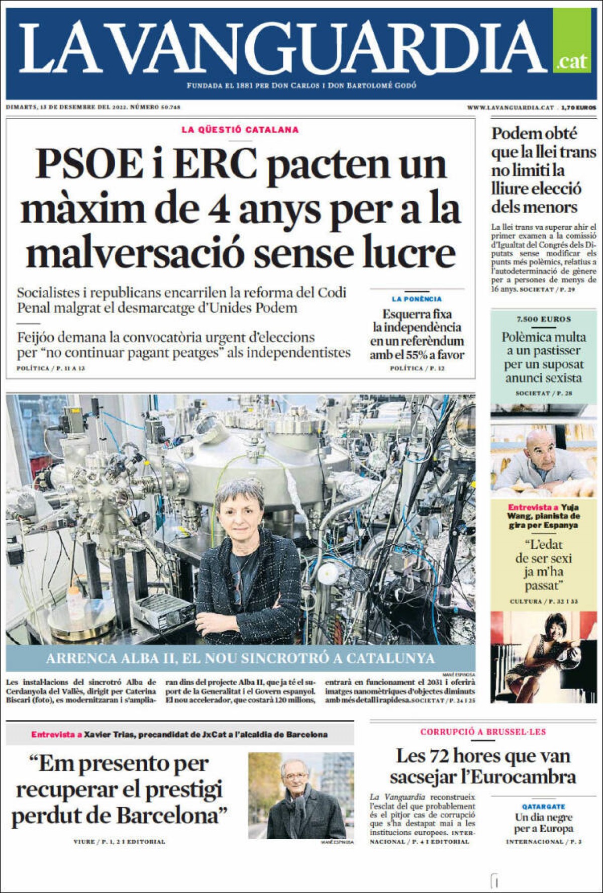 13/12/22 - La Vanguardia 13/12/22 - La Vanguardia