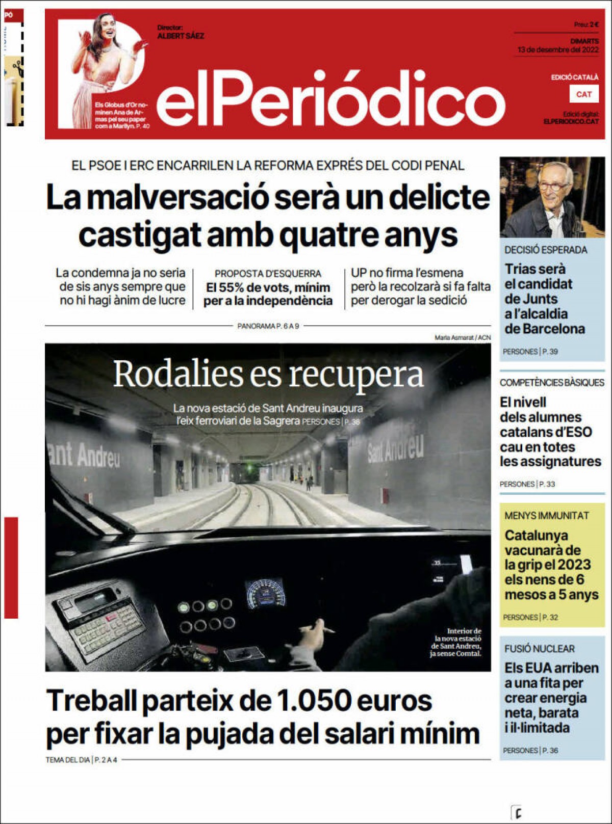 13/12/22 - El Periódico 13/12/22 - El Periódico