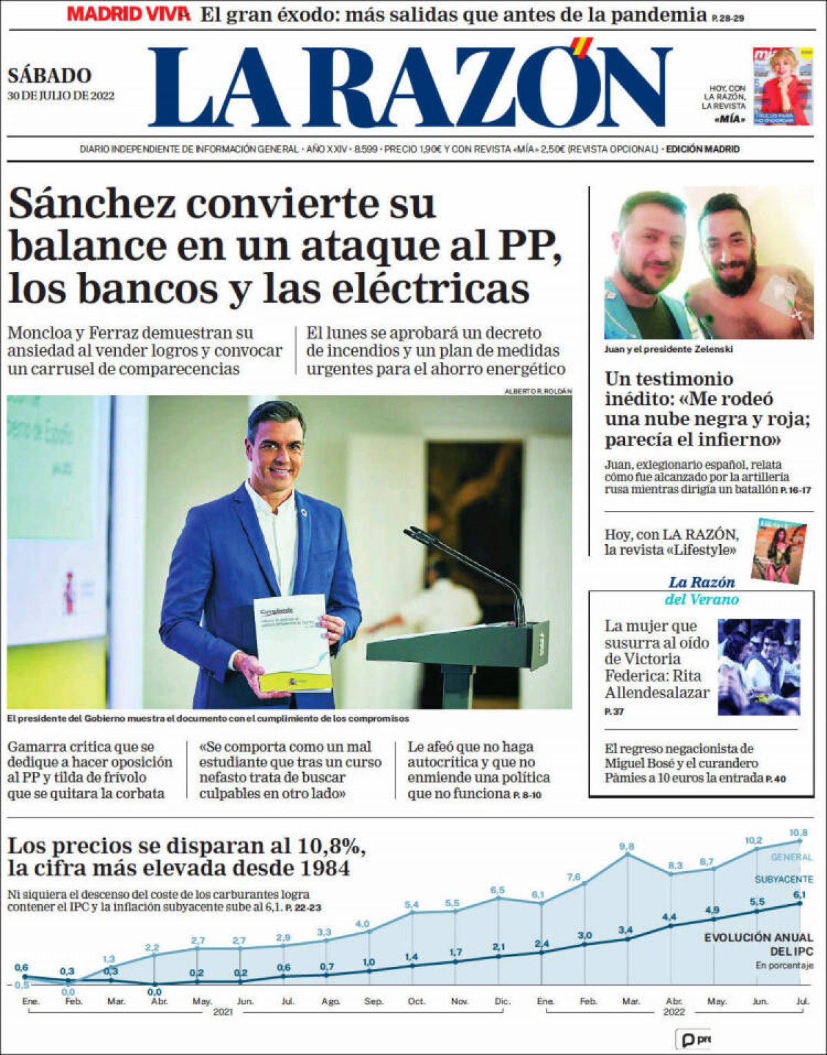 30/07/2022 - La Razón 30/07/2022 - La Razón