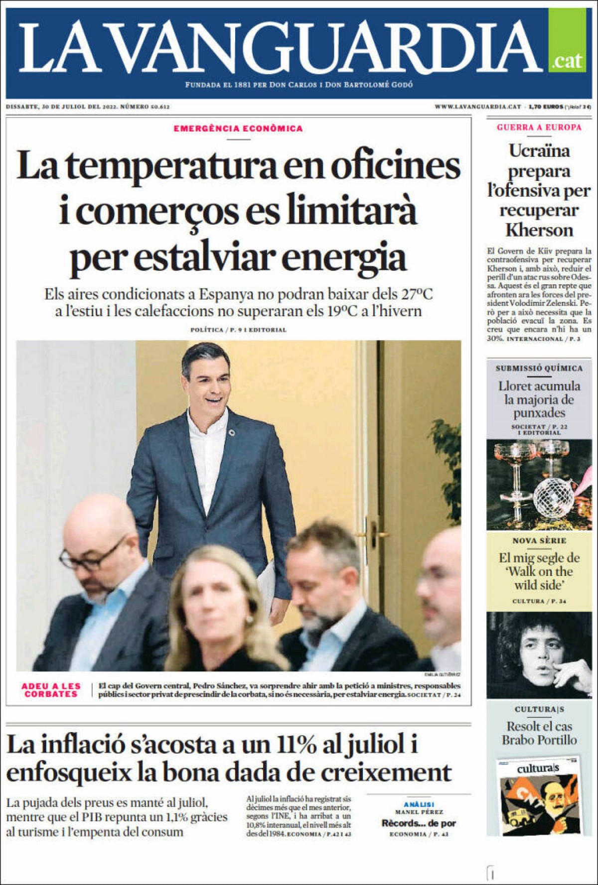 30/07/2022 - La Vanguardia 30/07/2022 - La Vanguardia