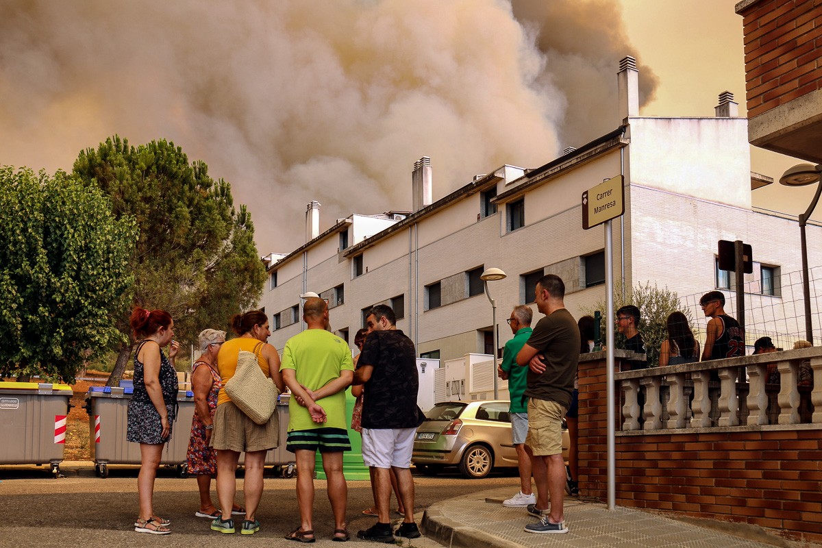 L’incendi del Pont de Vilomara. - Nia Escolà/ACN L’incendi del Pont de Vilomara. - Nia Escolà/ACN