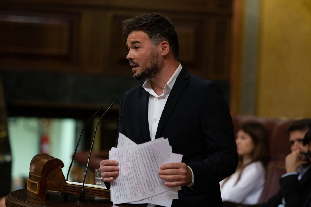 El líder d'ERC al Congrés, Gabriel Rufián. - Congrés El líder d'ERC al Congrés, Gabriel Rufián. - Congrés