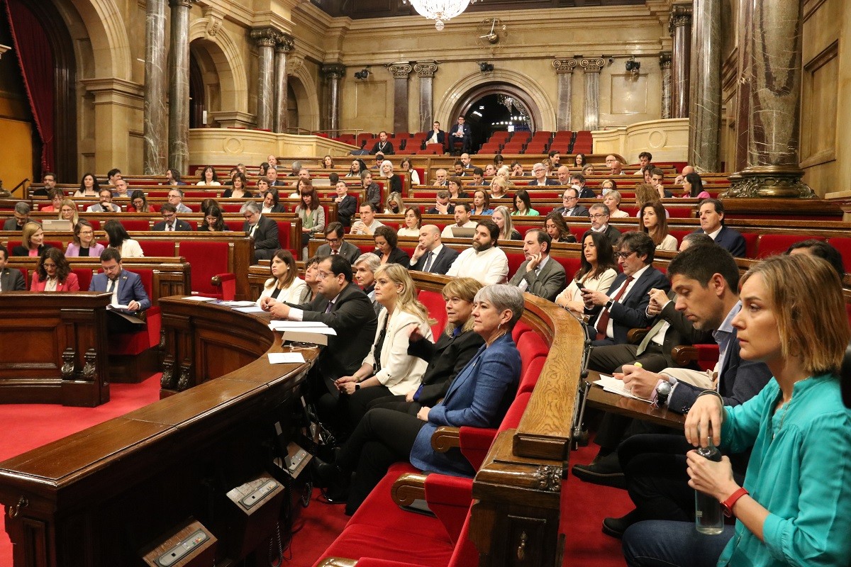 El Parlament, en el ple d'aquest dimecres. - ACN El Parlament, en el ple d'aquest dimecres. - ACN