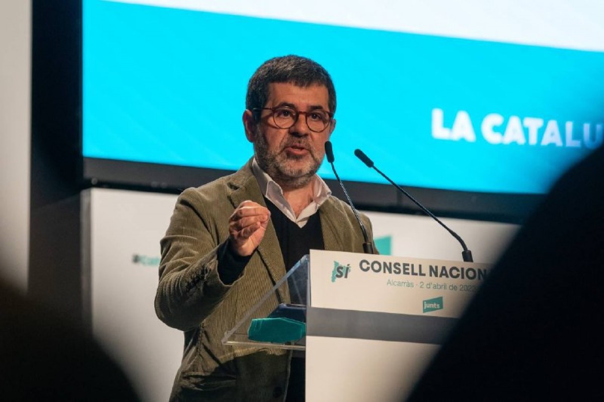 Jordi Sànchez, durant el consell nacional de Junts. - Junts Jordi Sànchez, durant el consell nacional de Junts. - Junts