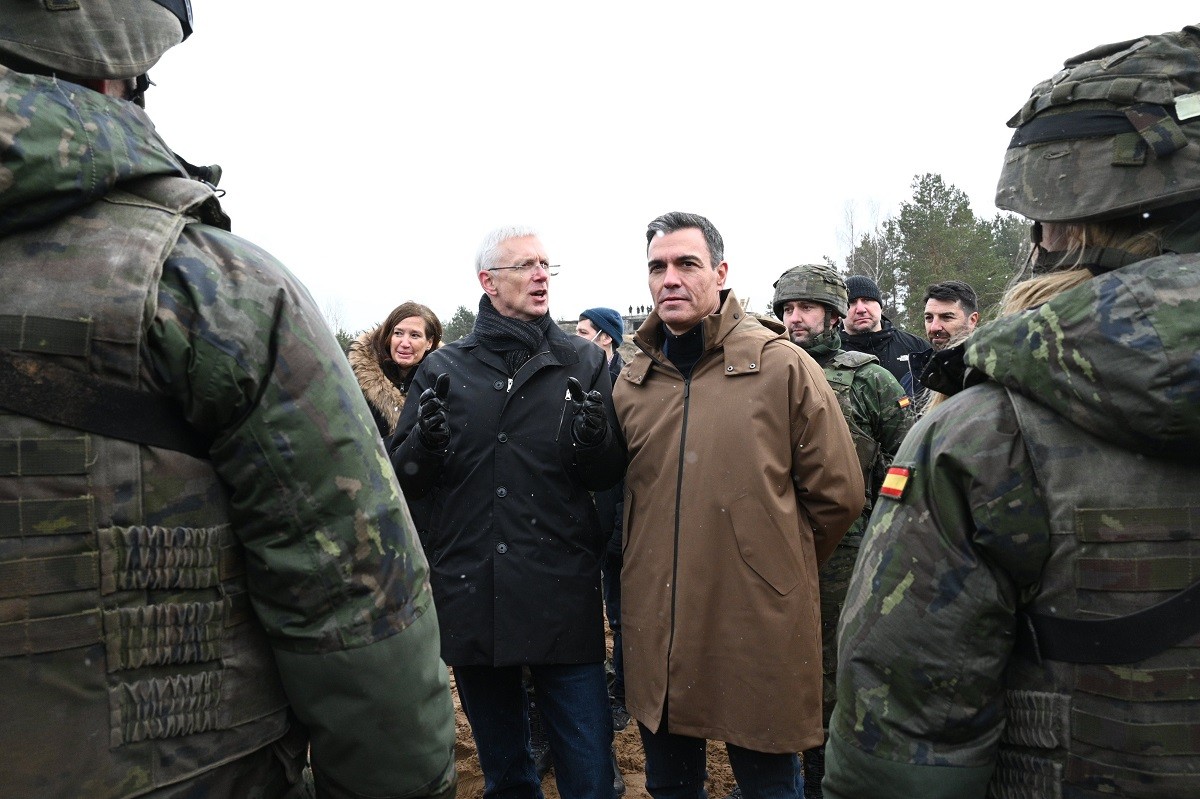Pedro Sánchez, en la seva visita a Letonia - La Moncloa Pedro Sánchez, en la seva visita a Letonia - La Moncloa