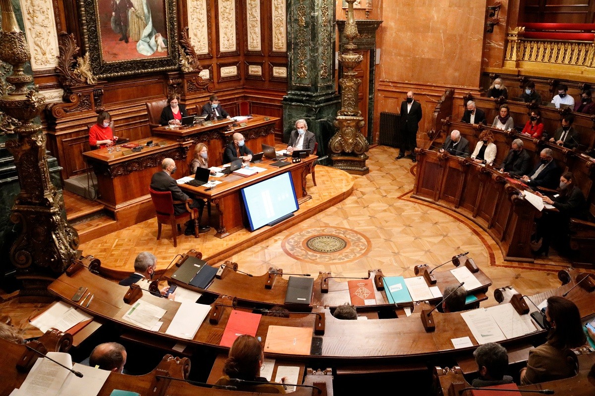 Ple de l'Ajuntament de Barcelona - ACN Ple de l'Ajuntament de Barcelona - ACN