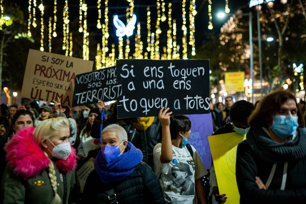 Manifestació contra la violència masclista. - Frederic Esteve Manifestació contra la violència masclista. - Frederic Esteve