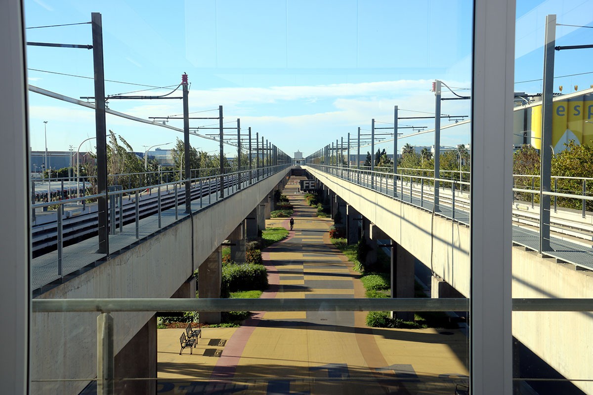 El viaducte exterior de l'L10 Sud - ACN El viaducte exterior de l'L10 Sud - ACN