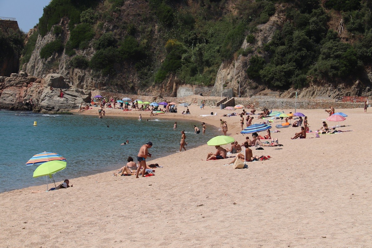 Una platja de Lloret de Mar. - ACN Una platja de Lloret de Mar. - ACN