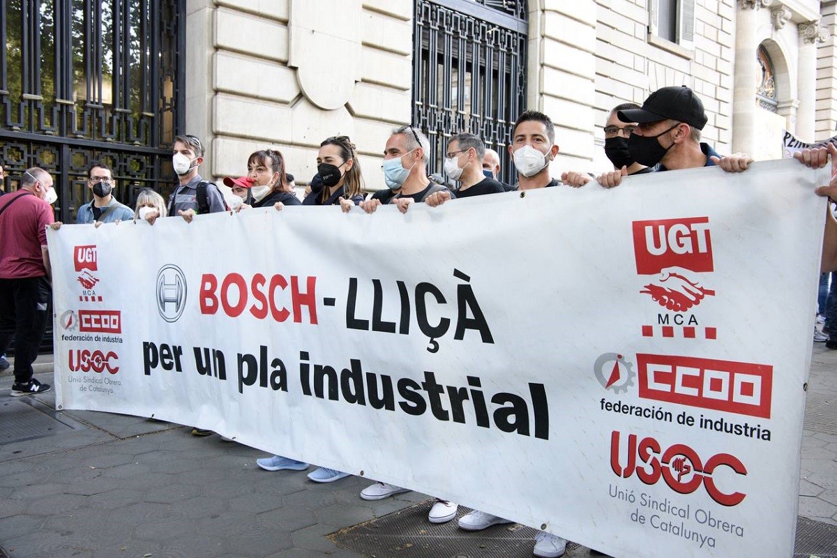 Protesta de treballadors de Nissan. - Yvelisse Teixeira Protesta de treballadors de Nissan. - Yvelisse Teixeira