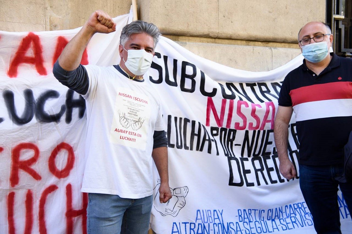 Protesta de treballadors de Nissan. - Yvelisse Teixeira Protesta de treballadors de Nissan. - Yvelisse Teixeira