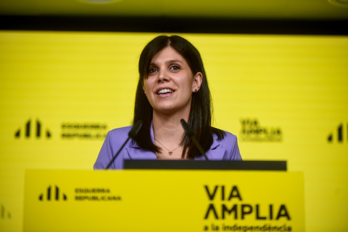 La portaveu i secretària general adjunta d'ERC, Marta Vilalta, aquest dilluns - Esquerra Republicana / Marc Puig La portaveu i secretària general adjunta d'ERC, Marta Vilalta, aquest dilluns - Esquerra Republicana / Marc Puig