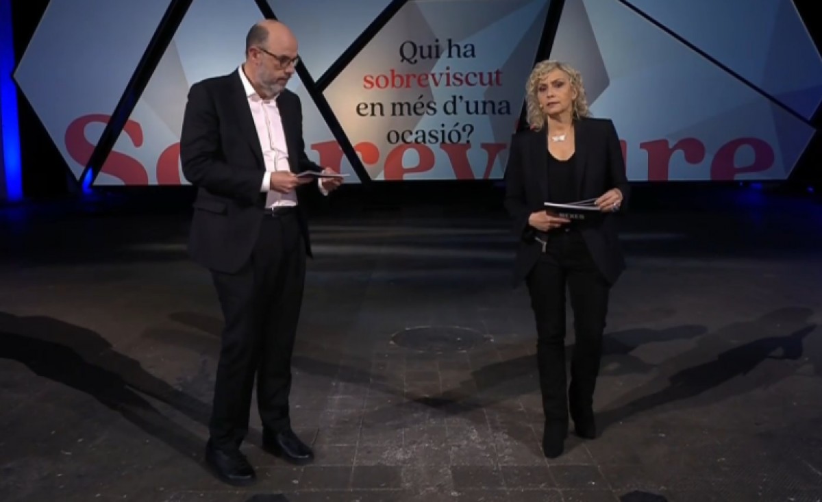 Basté i Terribas, durant el programa - Nexes Basté i Terribas, durant el programa - Nexes