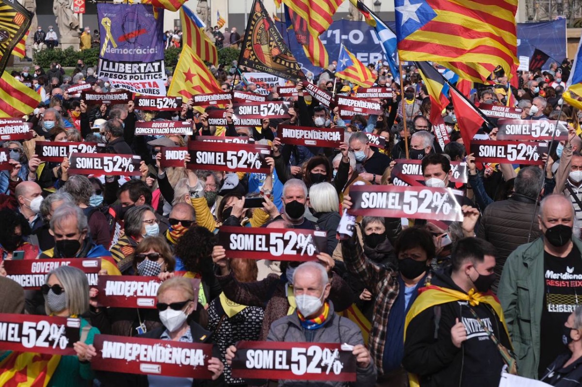 Manifestació de l'ANC a Plaça Catalunya. - Carlos Baglietto Manifestació de l'ANC a Plaça Catalunya. - Carlos Baglietto