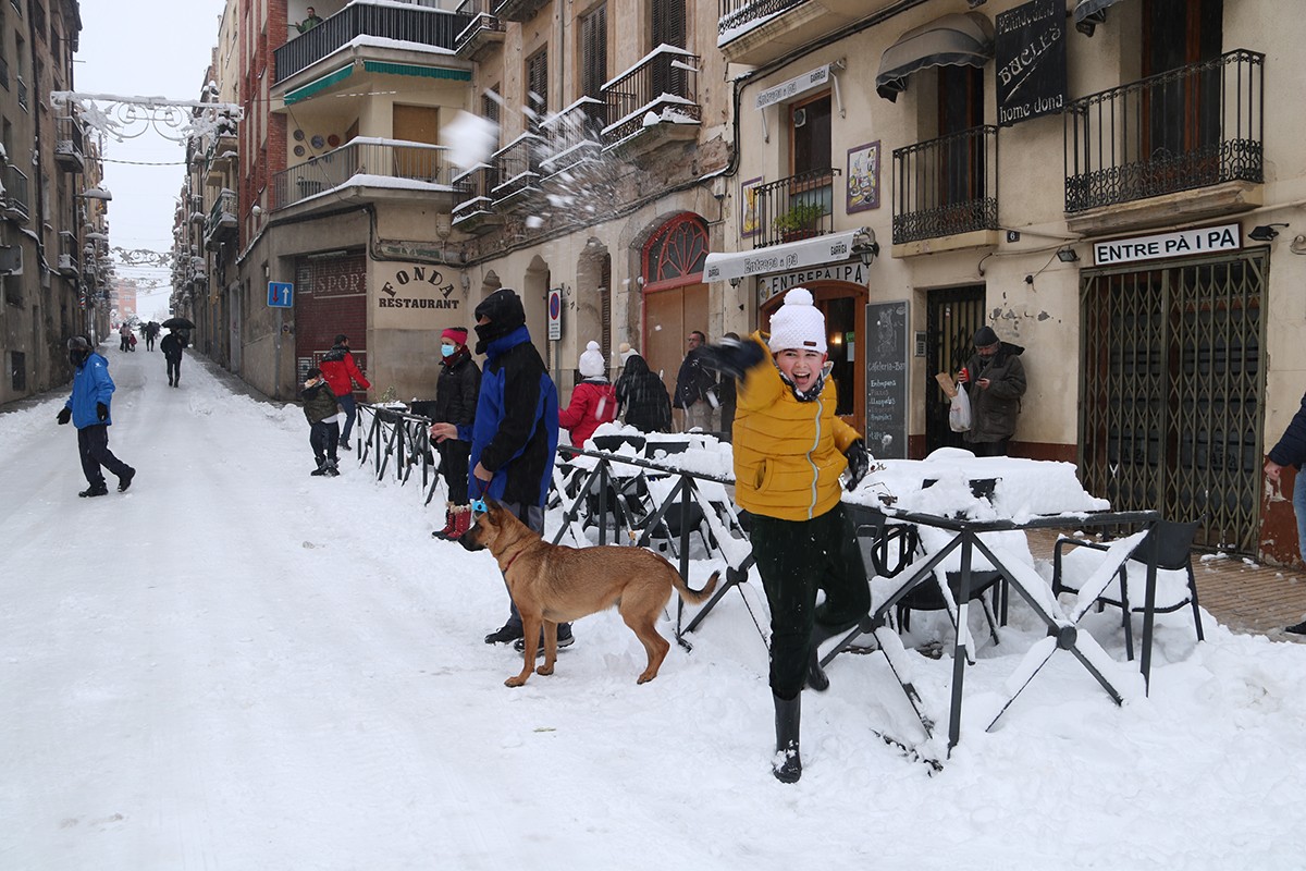 Falset, un dels municipis més afectats per la nevada - ACN Falset, un dels municipis més afectats per la nevada - ACN
