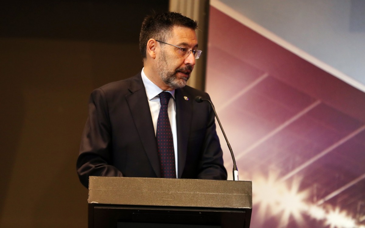 Josep Maria Bartomeu, en una imatge d'arxiu - FCB Josep Maria Bartomeu, en una imatge d'arxiu - FCB