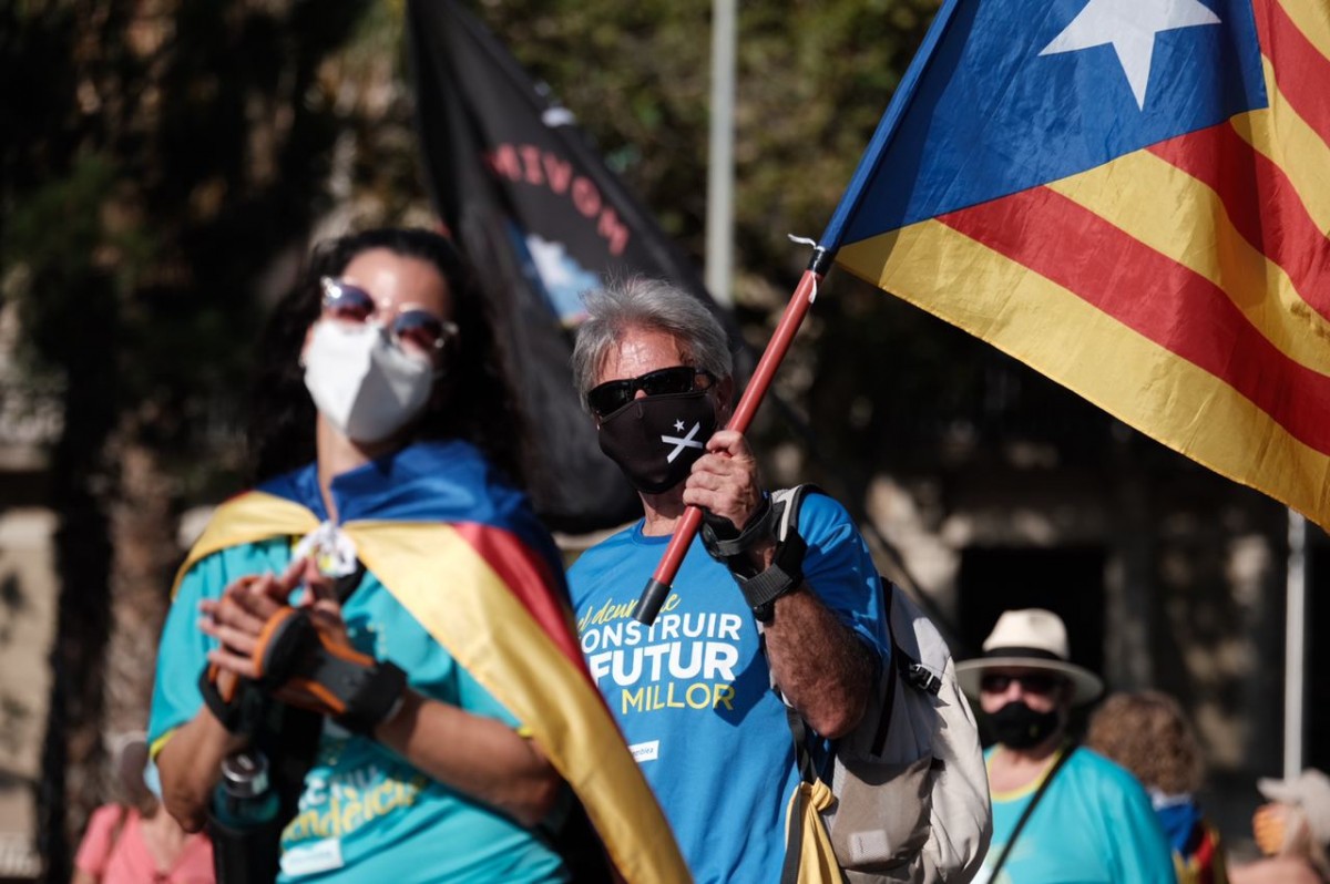 Manifestació de la Diada 2020 a Barcelona. - Adrià Costa Manifestació de la Diada 2020 a Barcelona. - Adrià Costa