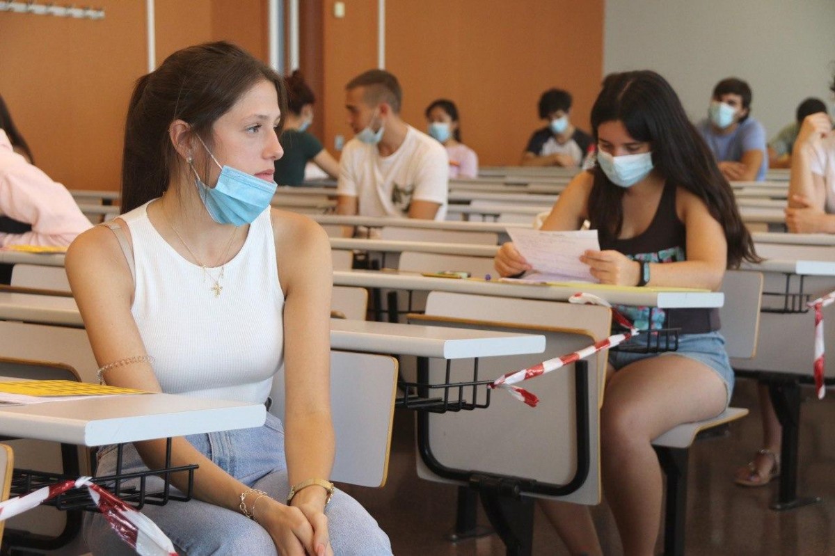 Estudiants durant la selectivitat d'aquest any - ACN Estudiants durant la selectivitat d'aquest any - ACN