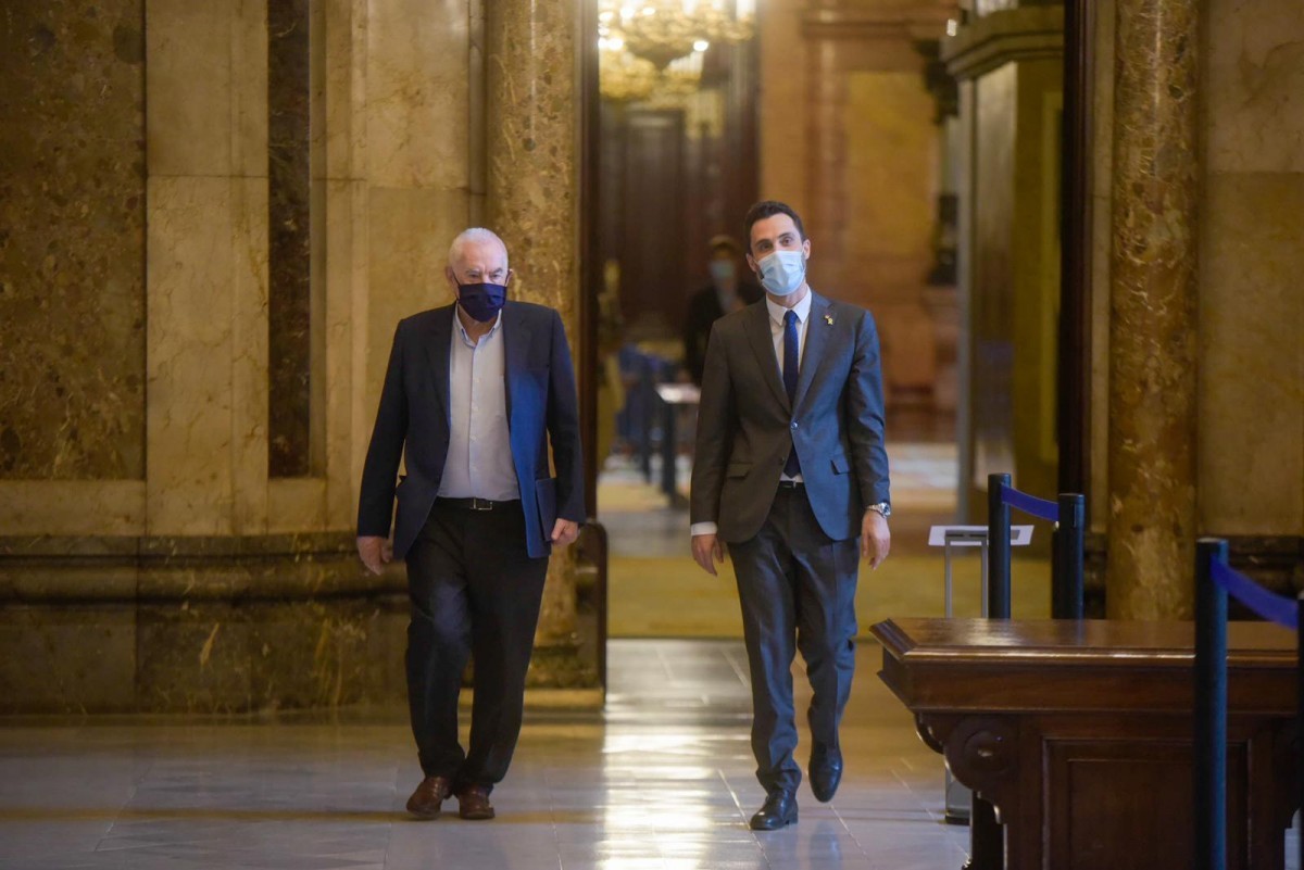 Roger Torrent i Ernest Maragall, aquest dimecres al Parlament - ERC Roger Torrent i Ernest Maragall, aquest dimecres al Parlament - ERC