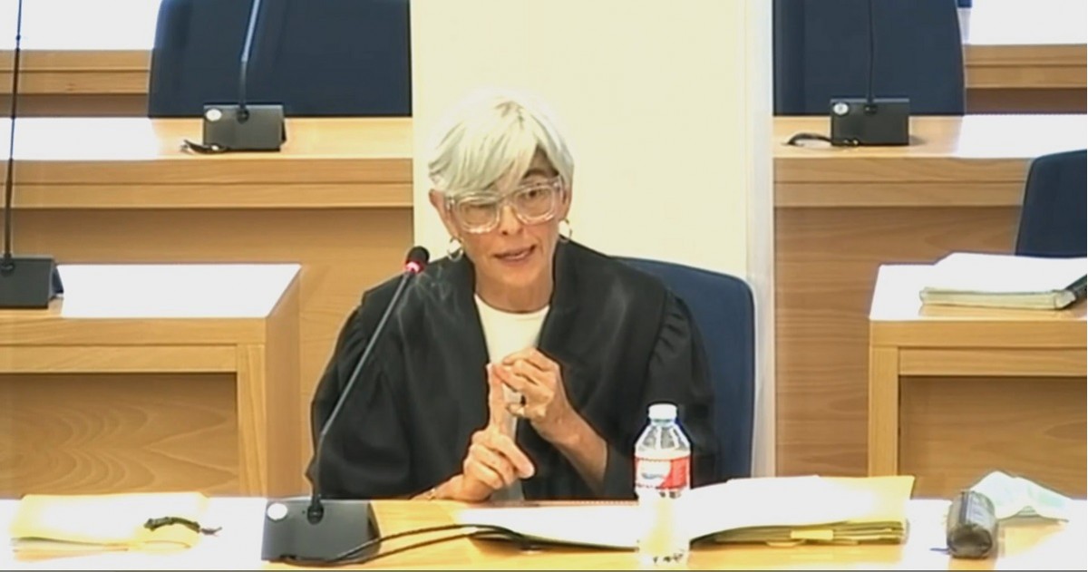 Olga Tubau durant la presentació dels informes definitius al judici contra Trapero - ACN Olga Tubau durant la presentació dels informes definitius al judici contra Trapero - ACN