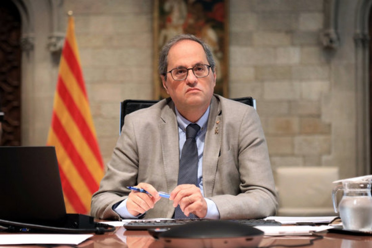 El president Quim Torra aquest diumenge. - ACN El president Quim Torra aquest diumenge. - ACN