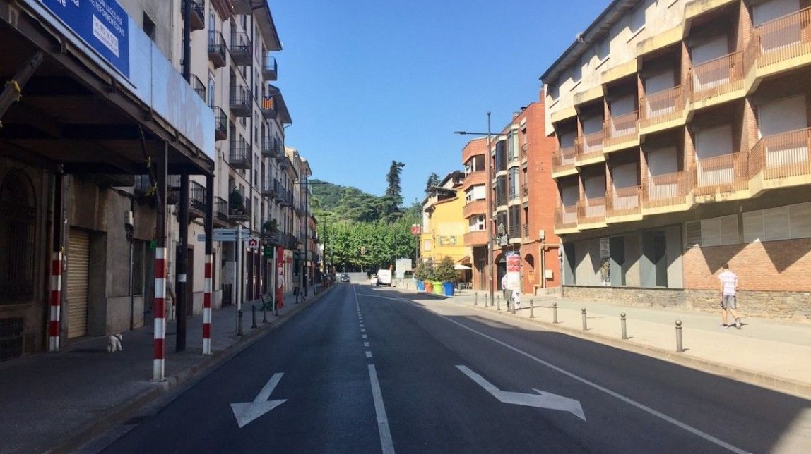 La plataforma vol alliberar el màxim nombre possible de carrers de vehicles. - Xavier Borràs. La plataforma vol alliberar el màxim nombre possible de carrers de vehicles. - Xavier Borràs.