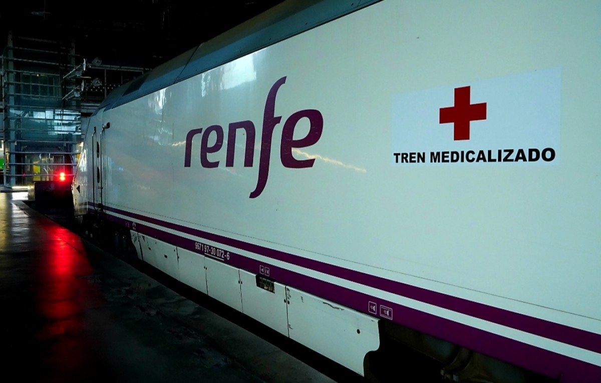 Un tren de Renfe medicalitzat - Renfe Un tren de Renfe medicalitzat - Renfe