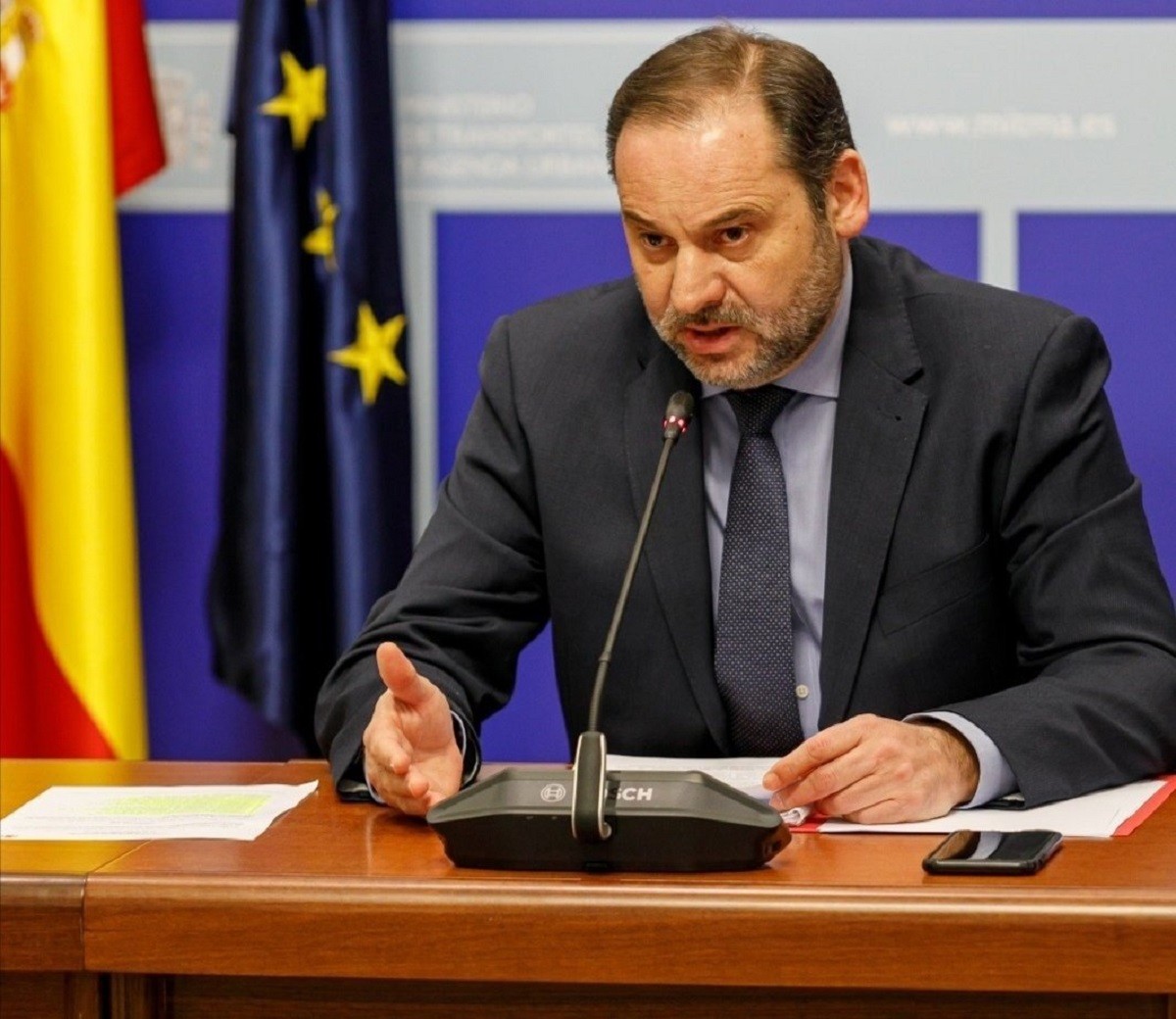 El ministre de Transports, José Luis Ãbalos en una imatge d'arxiu - Europa Press El ministre de Transports, José Luis Ãbalos en una imatge d'arxiu - Europa Press