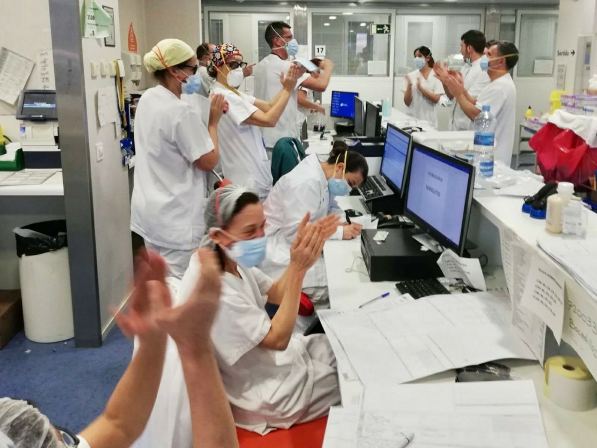 Diversos membres del personal sanitari aquests dies. - Departament de Salut Diversos membres del personal sanitari aquests dies. - Departament de Salut