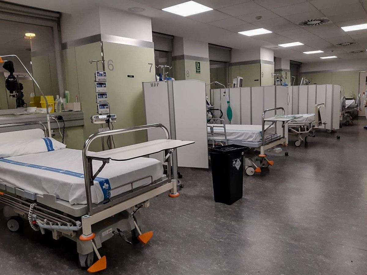 Una àrea de l’Hospital Trueta de Girona destinat a malalts de coronavirus - ACN Una àrea de l’Hospital Trueta de Girona destinat a malalts de coronavirus - ACN