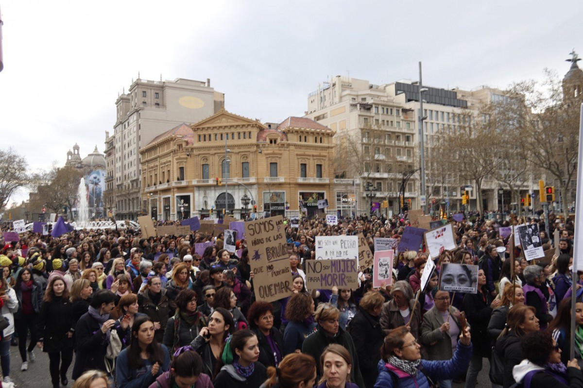 Manifestació del 8-M a Barcelona - Georgina Albreda Manifestació del 8-M a Barcelona - Georgina Albreda