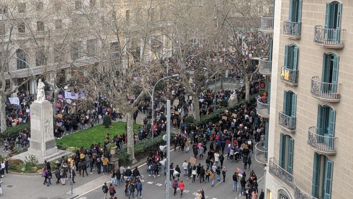 Manifestació feminista aquest 8-M a Barcelona - ND Manifestació feminista aquest 8-M a Barcelona - ND