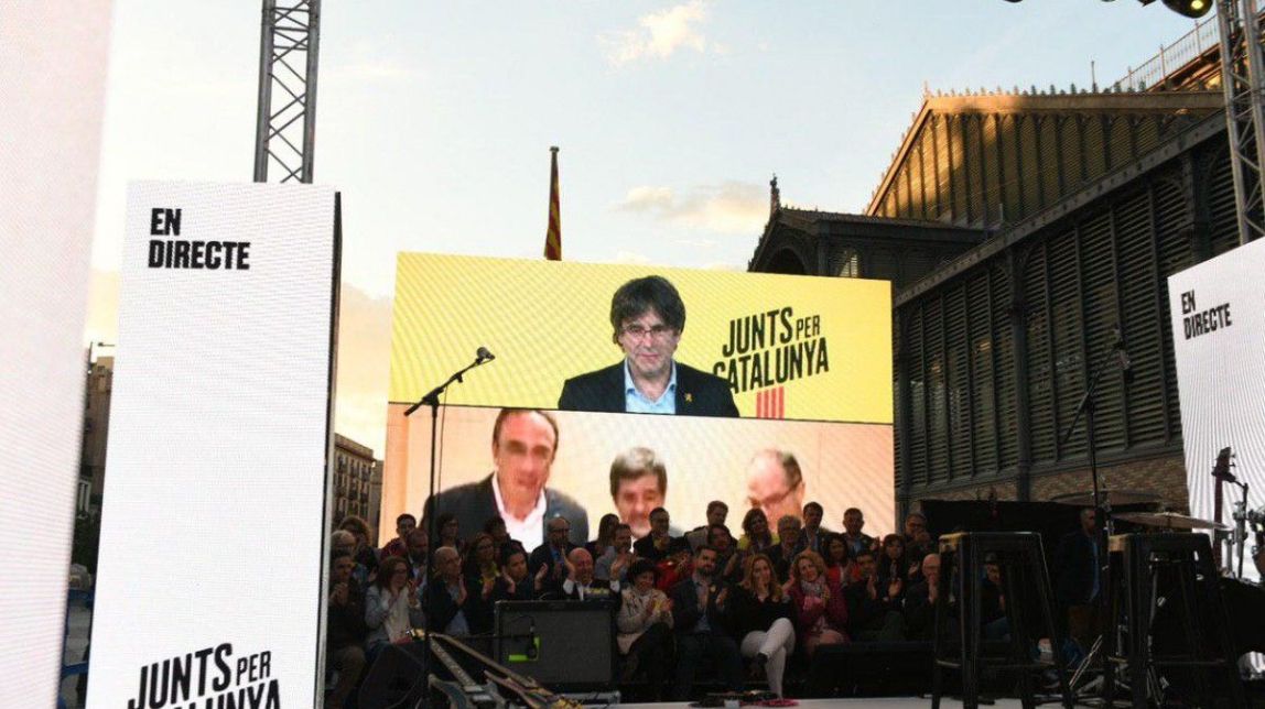 Míting final de Junts per Catalunya en la campanya de les eleccions espanyoles
|
Junts per Catalunya - |
Junts per Catalunya Míting final de Junts per Catalunya en la campanya de les eleccions espanyoles
|
Junts per Catalunya - |
Junts per Catalunya