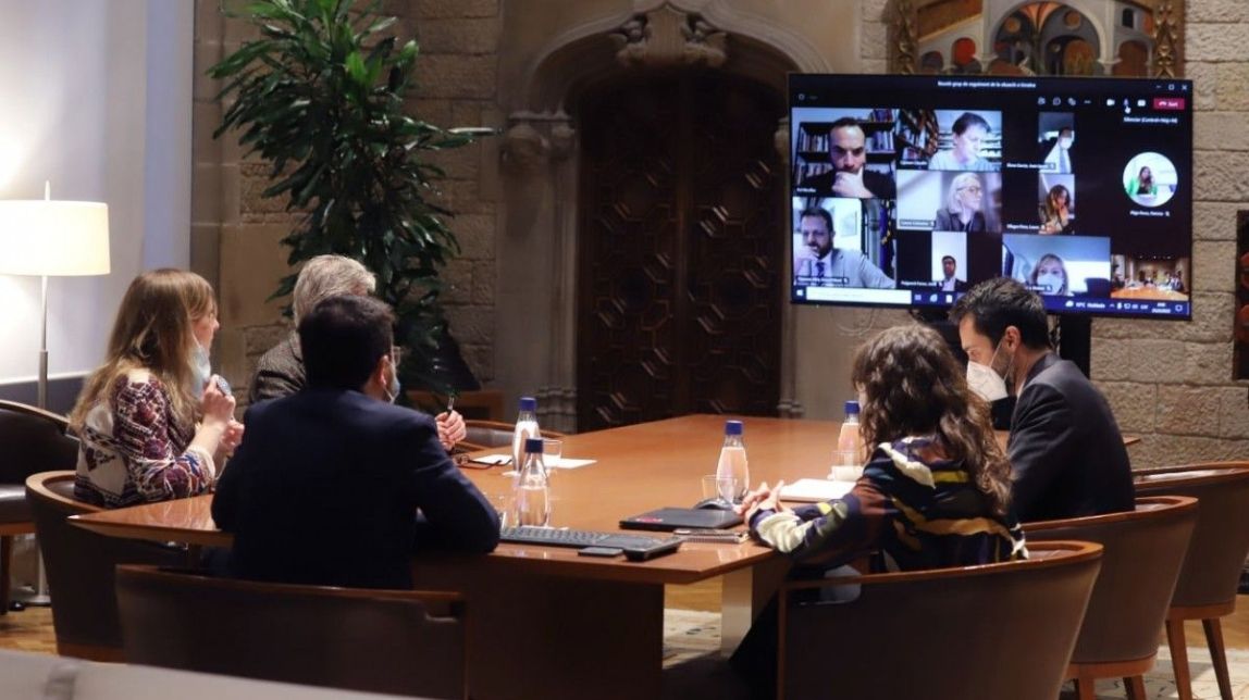 Primera reunió de la comissió de seguiment sobre Ucraïna.
|
Govern - |
Govern Primera reunió de la comissió de seguiment sobre Ucraïna.
|
Govern - |
Govern