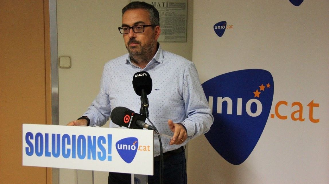 Martí Barberà, en un acte de campanya d'Unió
|
ACN - |
ACN Martí Barberà, en un acte de campanya d'Unió
|
ACN - |
ACN