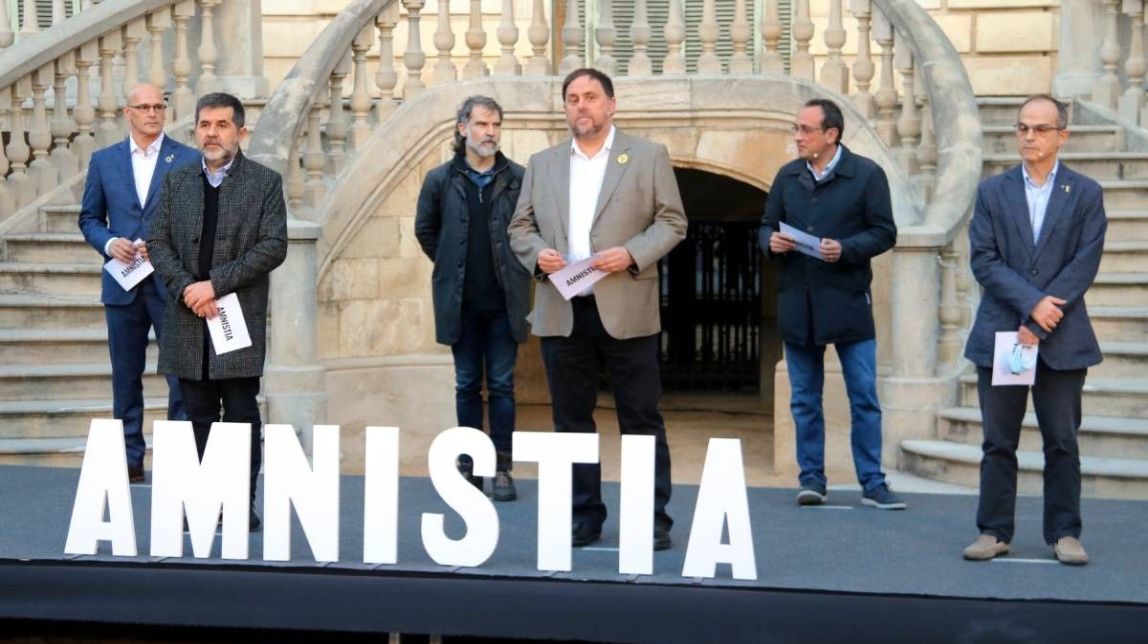 Els presos polítics durant un acte d'Òmnium per defensar l'amnistia
|
ACN - |
ACN Els presos polítics durant un acte d'Òmnium per defensar l'amnistia
|
ACN - |
ACN